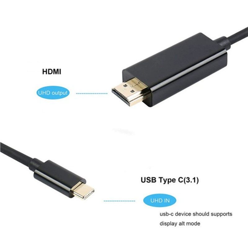 Кабель преобразования USB3.1 Type-C к HDTVI, Type C к HDTV-Rotor 1,8 м