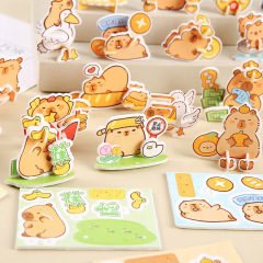 子供用紙の立体パズルが可愛いです。