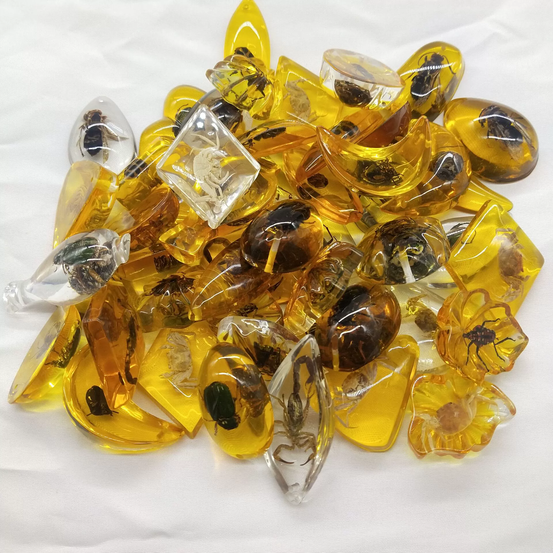 Детские образцы настоящих насекомых янтарные аксессуары для детей копать старинные игрушки