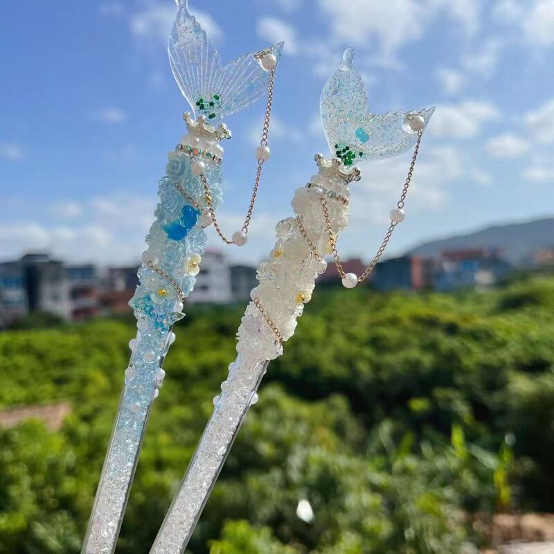 Pen Knife, High-looking Fairy-like Mermaid Tail Handbook Utility Knife, Hand-made Exquisite Carving Knife, Paper Cutting and Splicing Tool