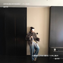 厂家直销幻影柔狐仿狐狸毛皮草贵气冬装毛毛外套欧美气质优雅其他