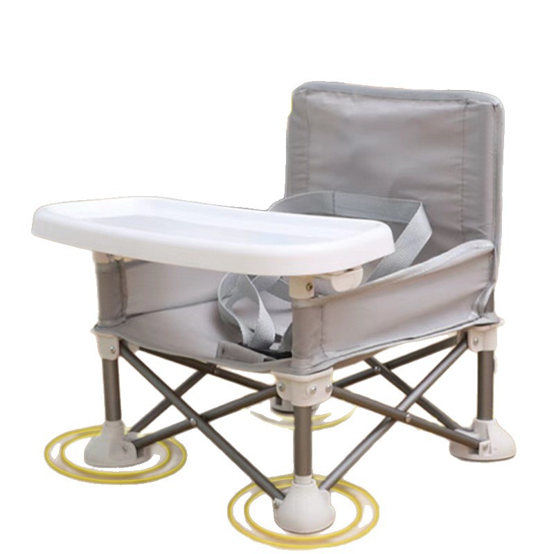 Silla de comedor para niños silla de comedor portátil para bebés plegables Mesa de comedor para bebés silla pequeña para bebés para comer fuera de plegado image 6