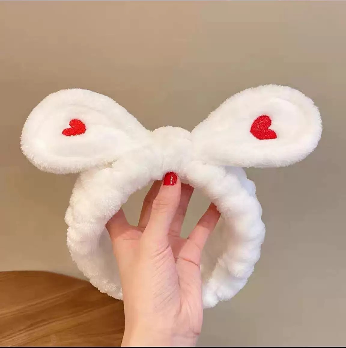 Caricatura verde rana correa de cabello mujer nuevo lindo gran ojo correa de cabello lavar la cara correa de cabello máscara de Navidad tocado