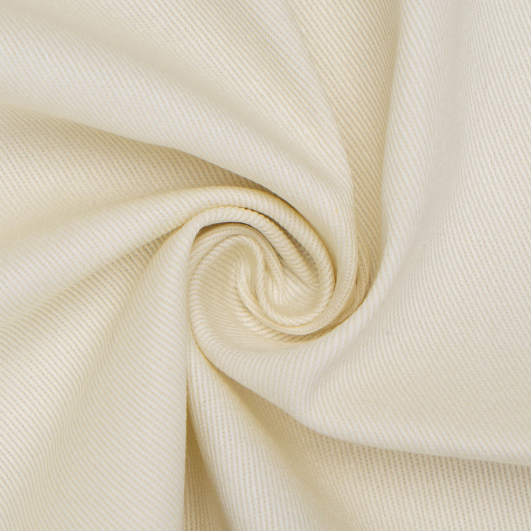 305gsm 10 * 10 + 70D algodón spandex twill 97% algodón 3% spandex pantalones de hombre tela de algodón elástico