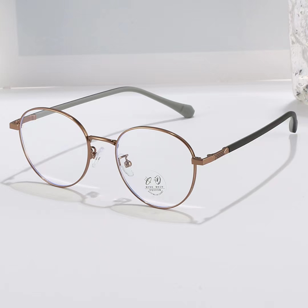 new pattern Teenagers Blue light Eyeglass frame student Little face myopia glasses Degrees Plain glasses wholesale