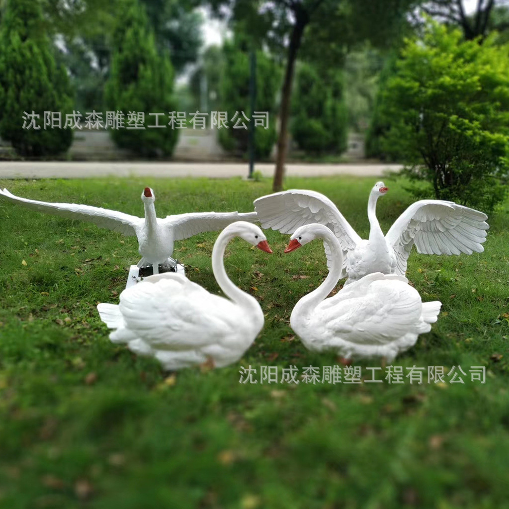 玻璃钢雕塑厂家景观小品发光雕塑户外仿真园林雕塑摆件