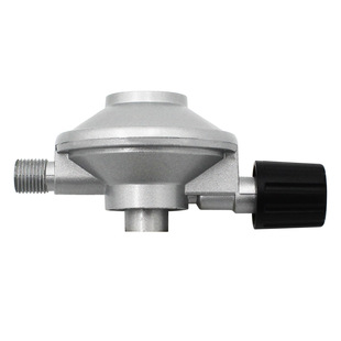 European standard 7/16 thread interface camping small gas tank rotating interface low pressure reducing valve adjustable switch control valve