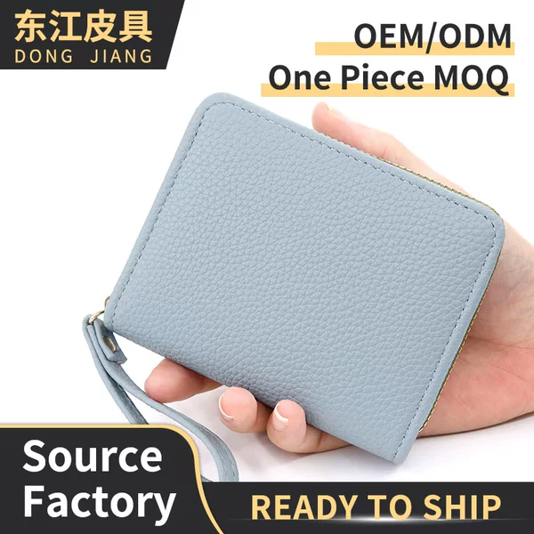 In-Stock New Card Holder Coin Purse for Women, Compact Large Capacity Multi-Card Slots Ultra-Thin Simple Design for Men's Driver's License