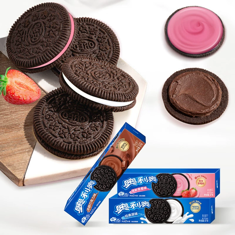 Ополосок 97 г новый поступления Mondelez оригинальные многофлёрные сэндвиш-бисквитыcasual snacks интернет-знаменитости снеков оптом бесплатная доставка