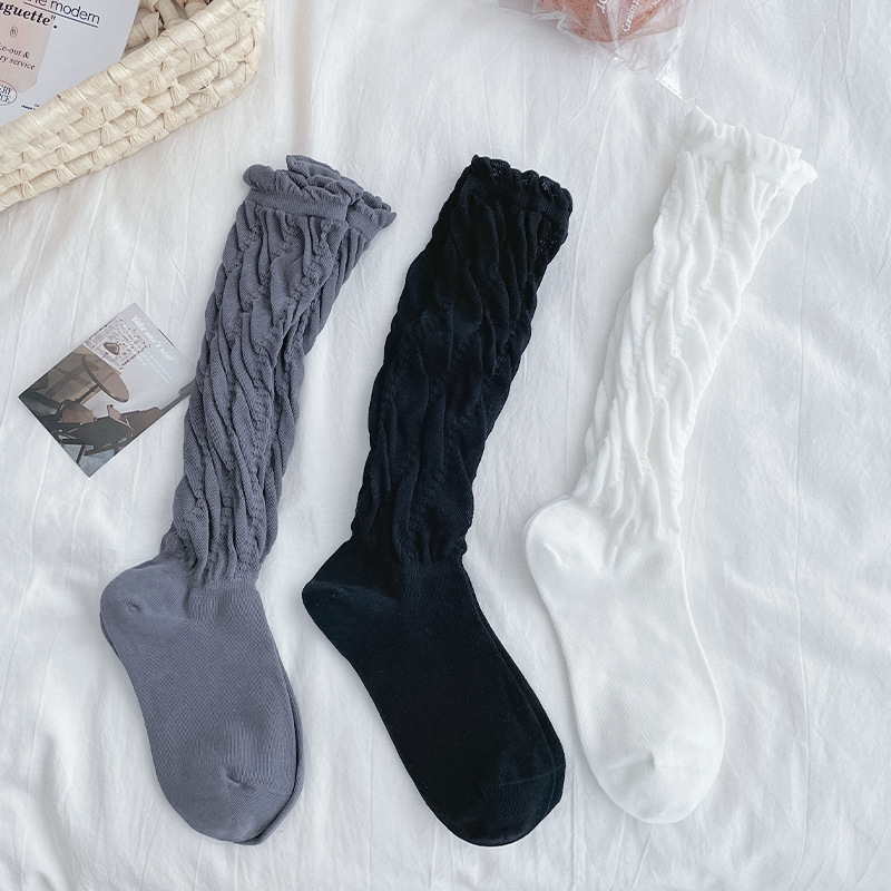 Calcetines de burbuja coreana para mujeres de verano delgados calcetines de estilo de ballet red de moda calcetines de pila al por mayor