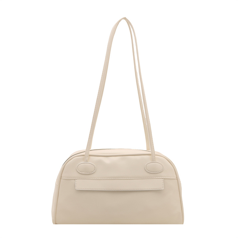 Bolso de bolos portátil con cremallera de múltiples bolsillos de gran capacidad de diseño de nicho para mujer 2025 nuevo bolso de hombro de cercanías para axila