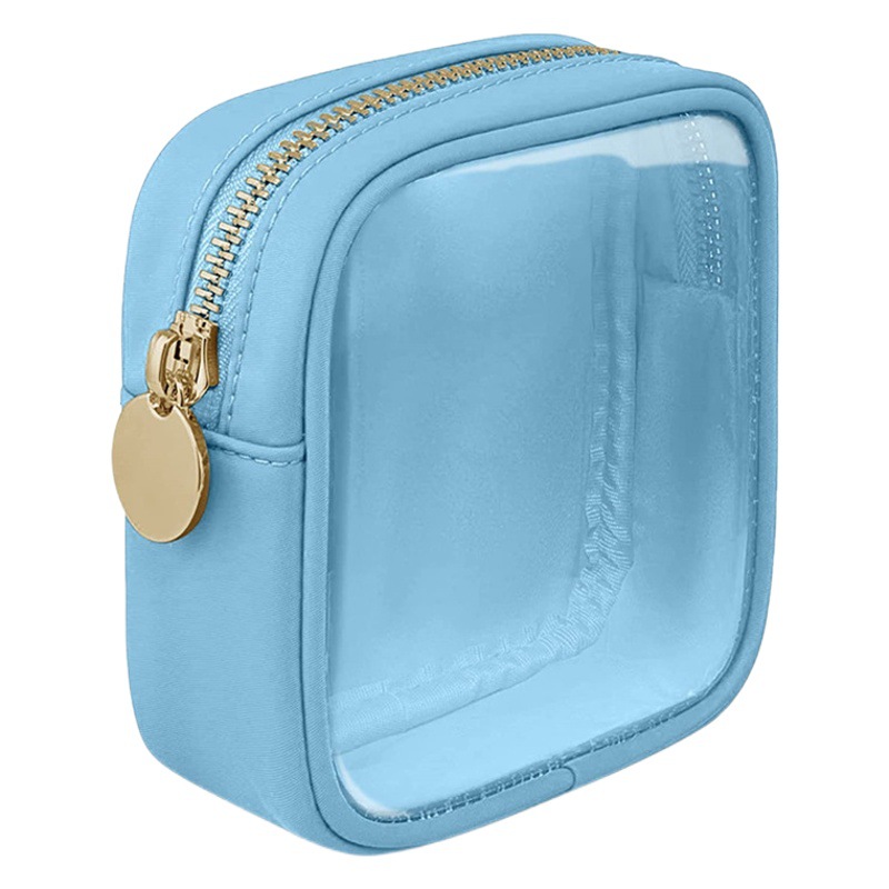 2026 New Model Pvc Waterproof Multifunctional Portable Makeup Bag, Solid Color, Trendy Cross-Border Style, Household Storage Toiletry Bag
