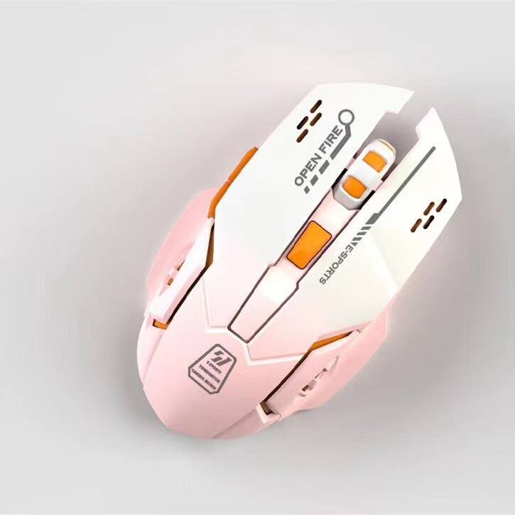 ワイヤレスマウスbluetoothデュアルモード静音充電モデル電気競争機械ゲームオフィスコンピュータノートパソコン卸売り|undefined
