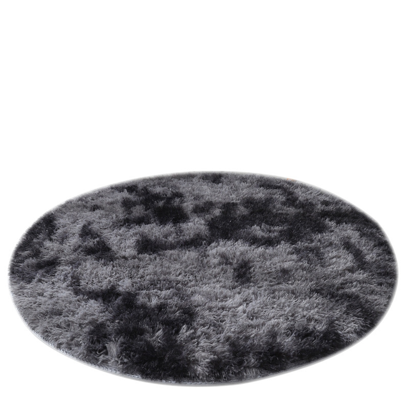 Alfombra Redonda con Degradado Tie-Dye Estilo INS para Sala de Estar, Dormitorio, Sofá, Cabecera, Ventanal y Felpudo, Suministrada por el Fabricante image 6