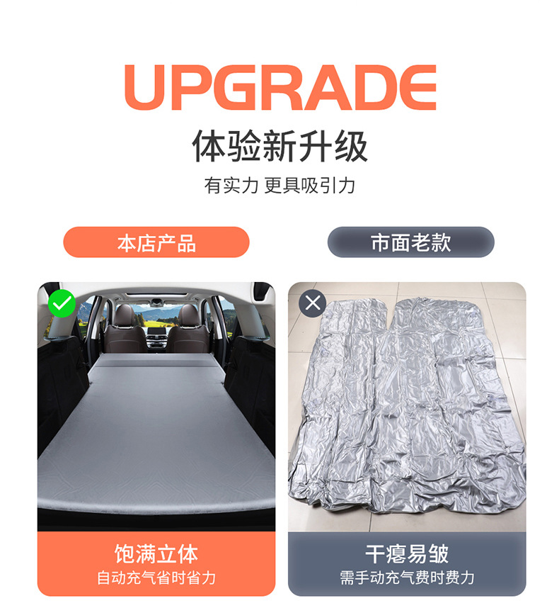 Bmw X1X3X5 Special Car Inflatable Mattress Camping Rear Seat Sleeping Pad Trunk Air Mattress Car Gadget