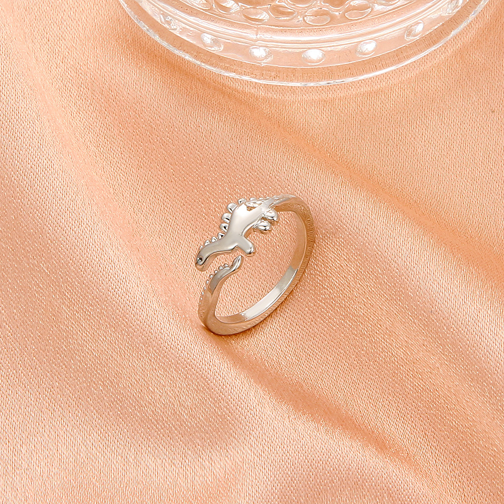 Fashion Style Copper Plating Dinosaur No Inlaid Copper Rings