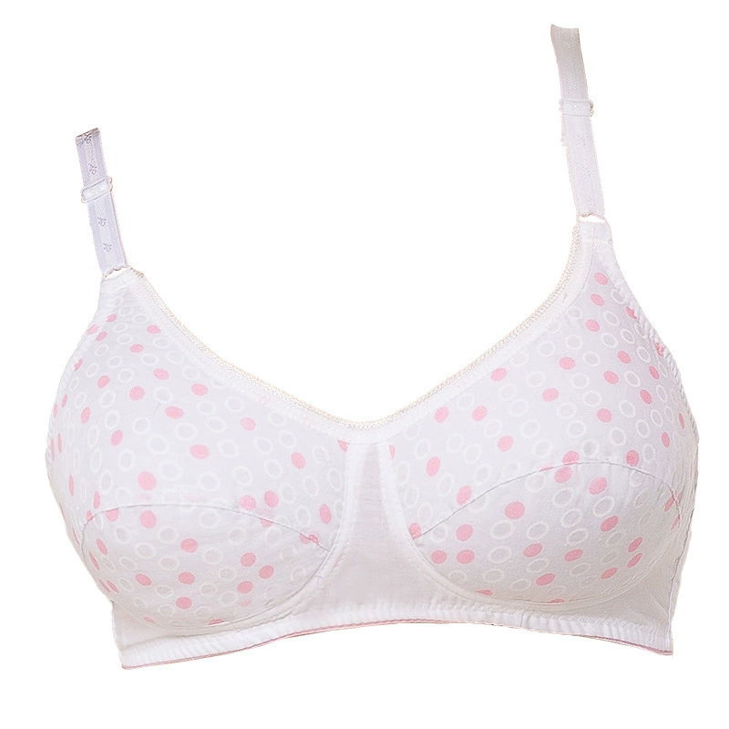 彰艳 Quilted summer thin wireless bra, breathable comfortable underwear, for middle age, wholesale