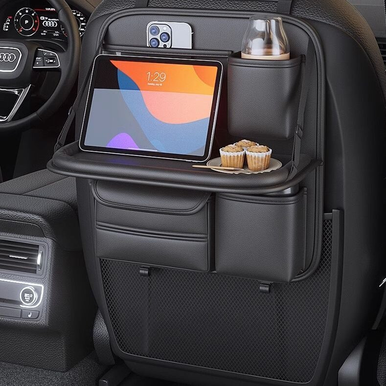 Car Storage Bag, Car Seat Back, Small Table, Storage Hanging Bag, Car Tissue Box, Car Seat Back Water Cup Holder