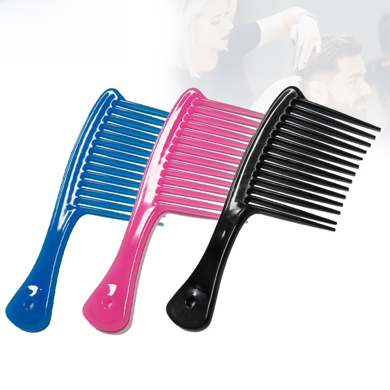 Hairdressing Ax Comb, Hairdressing Comb, Wide-Toothed Wide-Tooth Smoothing Comb, Knot-Free Hairdressing Tool Comb, Large-Toothed Comb