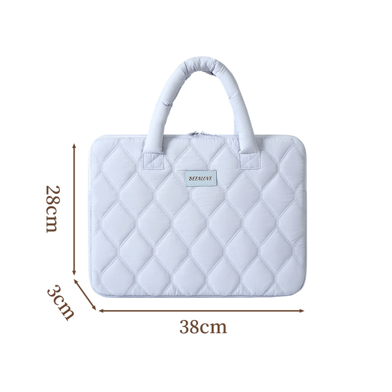 Bolso de Mano y Funda para Computadora Portátil 14 Pulgadas de Nailon Ultraligero