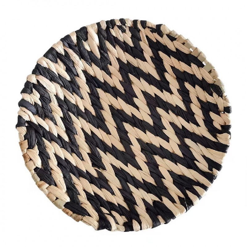 Viento nacional transfronterizo marioneta artesanal tejido pared decoración de pared Bohemia tejido de paja decoración de pared de fondo vivienda decoración de pared colgante