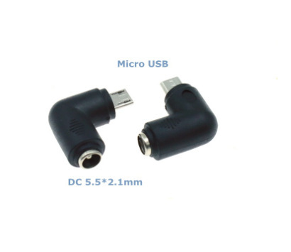 Dc 5.5*2.1メスマイクロusb/miniusb/type-cオスアダプタdc電源アダプタ|undefined