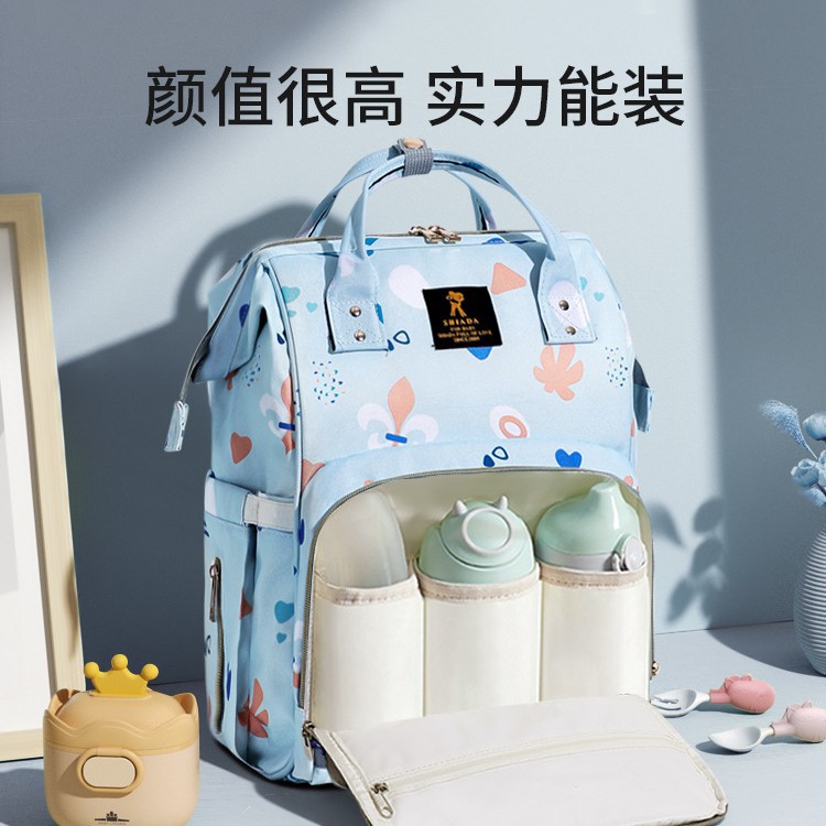 in stock Daifa New Mummy Bag Multi-functional Shoulder Large Capacity Mother Bag Fashionable Pregnant Women Waiting Bag Diaper Bag