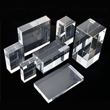 水晶影像耗材DIY刻字珠宝首饰展示水晶制作白坯底座材DIY刻字摆件