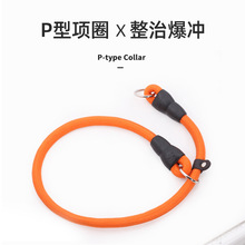 狗狗项圈P链P绳训犬牵引绳泰迪小型柯基边牧中型金毛大型犬狗链子
