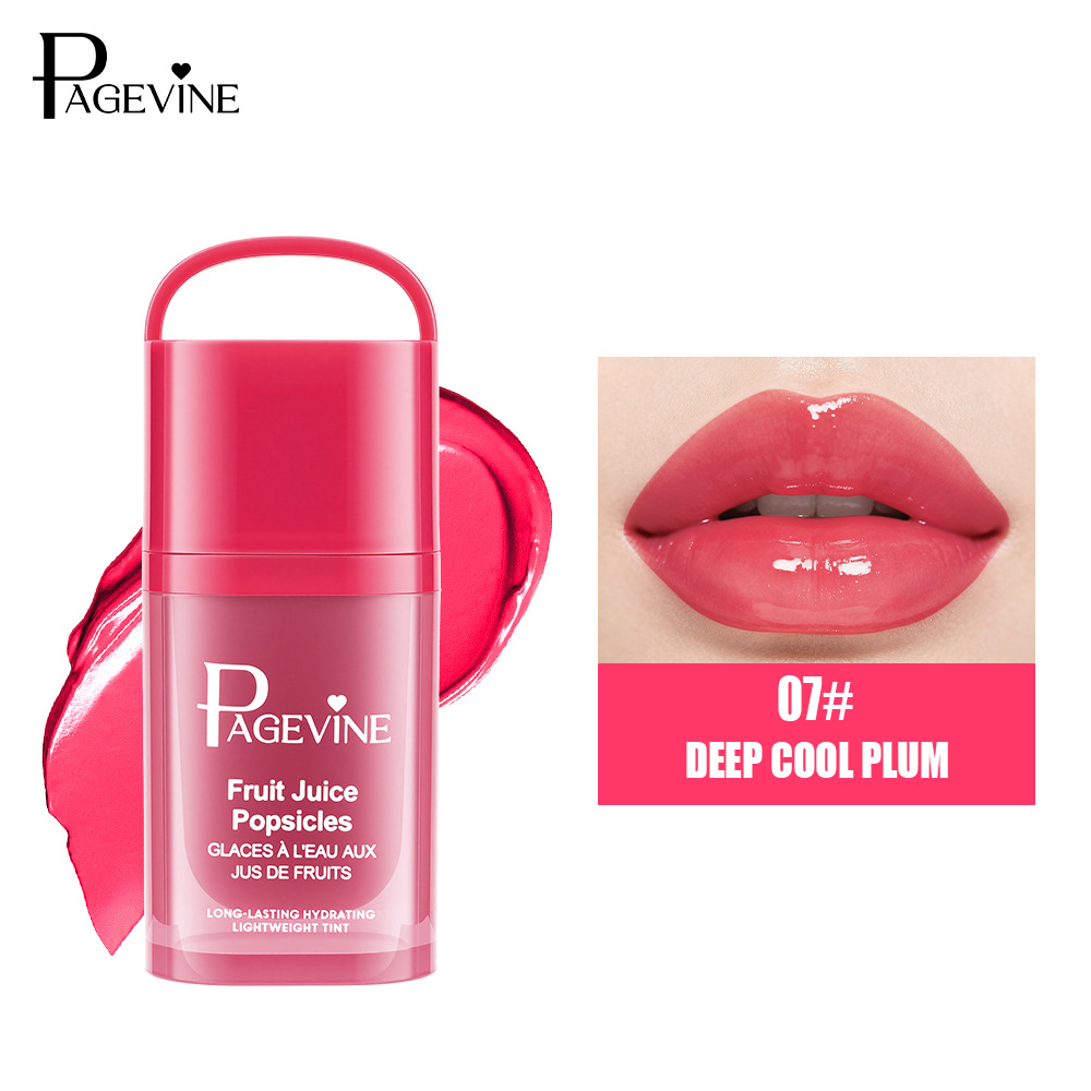 Cross-border PAGE VINE Jugo labial miel de bloqueo de color acuoso esmalte labial duradero sin tazas blanqueador labial gloss Amazon