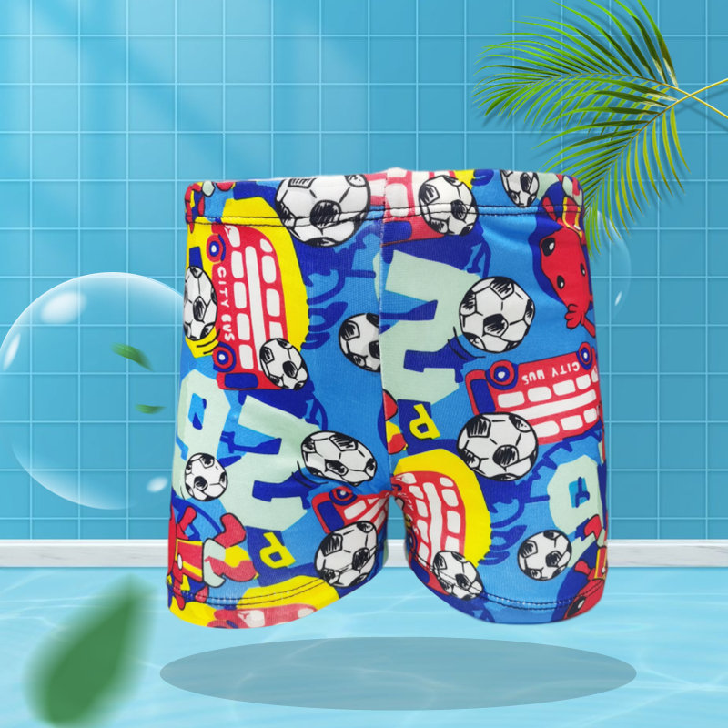Bañador infantil niño tipo bóxer cordón ajustable diseño dibujos animados
