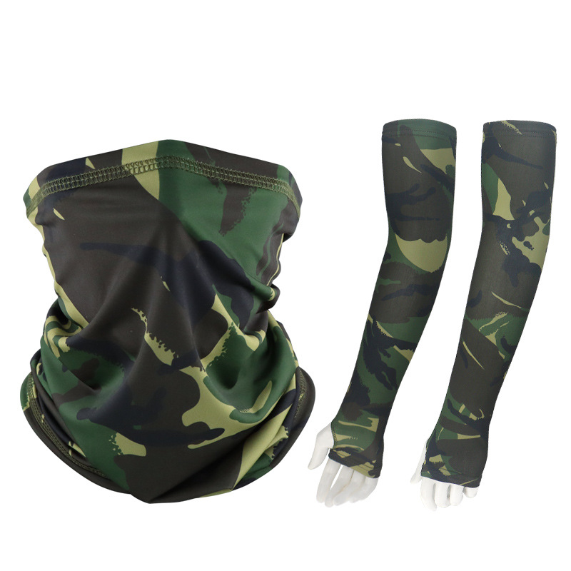 British Jungle (cuello de seda de hielo con dedos y mangas de hielo)