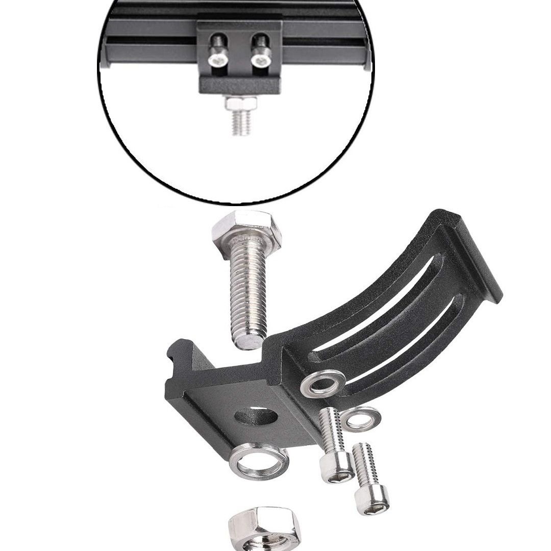 Motorcycle Accessories Car Led Long Spotlight Modification Bracket Mounting Base Side Bracket L-Shaped Sliding Bracket