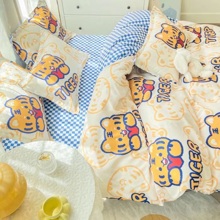 Bedspread for elementary school students, mattress, duvet, set, full set