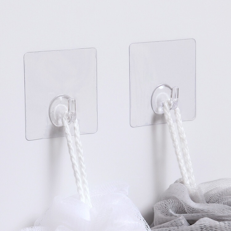 No-drill transparent traceless adhesive hook, multifunctional household traceless adhesive patch claw hook, horn-shaped hook for bathroom and coat rack No-drill transparent traceless adhesive hook, multifunctional household traceless adhesive patch claw hook, horn-shaped hook for bathroom and coat rack