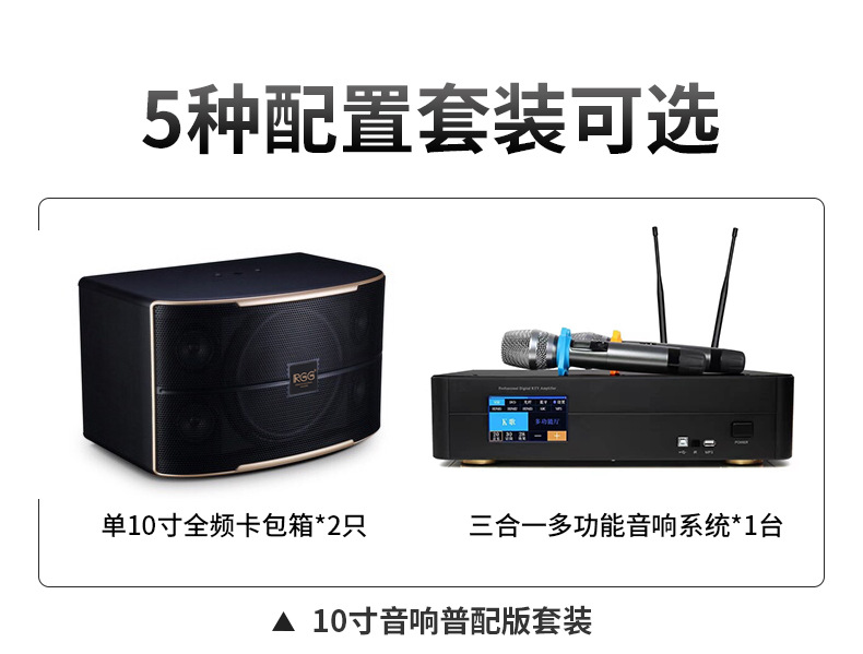 10-pulgadas de 12 pulgadas de audio KTV titular de la tarjeta de Casa de karaoke de audio para el hogar equipo de audio juego de altavoces conjunto Al Por Mayor