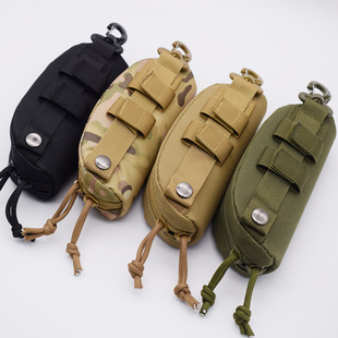Tactical Outdoor Portable Glasses Bag Protective Box Nylon Hard Shell Glasses Case Molle System Sunglasses Bag