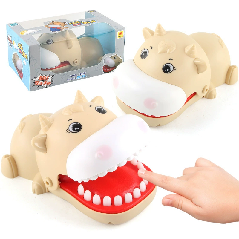 Детские новинки игрушек с blazing fingers, кусание, милые коровы, пародия на игру, кусают руки, милые игрушки коровы