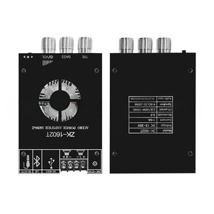 ZK-1602T Bluetooth digital amplifier module TDA7498E high bass adjustment Bluetooth audio function module
