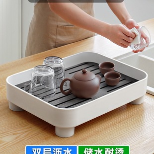 Tea Tray for Home Use 2024 New Model Living Room Small Tea Table Tea Set Kung Fu Dry Brewing Drainage Individual Tea Cup
