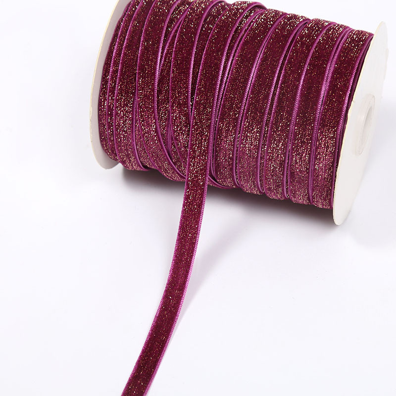 Golden Star Point clip de cinturón de terciopelo de seda dorada de terciopelo de una sola cara accesorios de ropa de una sola cara cinta decorativa pequeña orden se puede arreglar