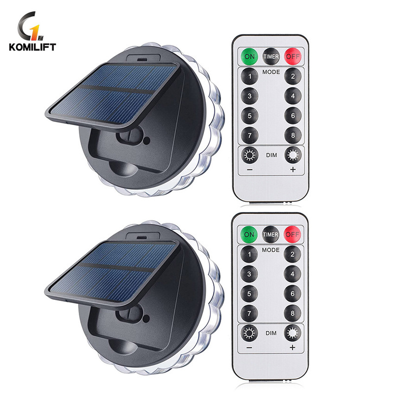 Foreign trade new solar fence lamp outdoor garden 8 pattern solar wall lamp deck lamp landscape decorative lamp