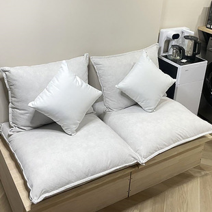 Factory Wholesale Doll Cotton Sofa Cushion Customized Thickened High Density Sponge Cushion Solid Wood Technology Cloth Non-Slip Soft Cushion