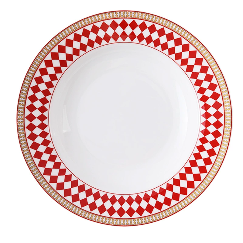 Creative ceramic tableware, set, chopsticks, simple and elegant design, European style
