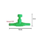 4 мм прямой газовый клапан Аквариум аквариум аквариум регулирующий клапан Прямой регулировка клапана бак -клапана рыбного бака.