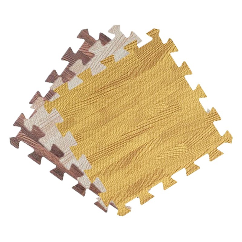 Wood Grain Foam Mat Climbing Mat Splicing Puzzle 30*30 Small Thickened Bedroom Bedroom Climbing Mat Drop Mat