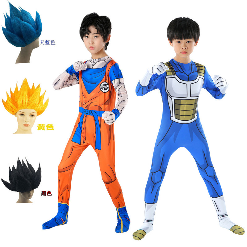 Super Saiyan Dragon Ball Super Bodysuit Cosplay Costume Vegeta Clothes Goku