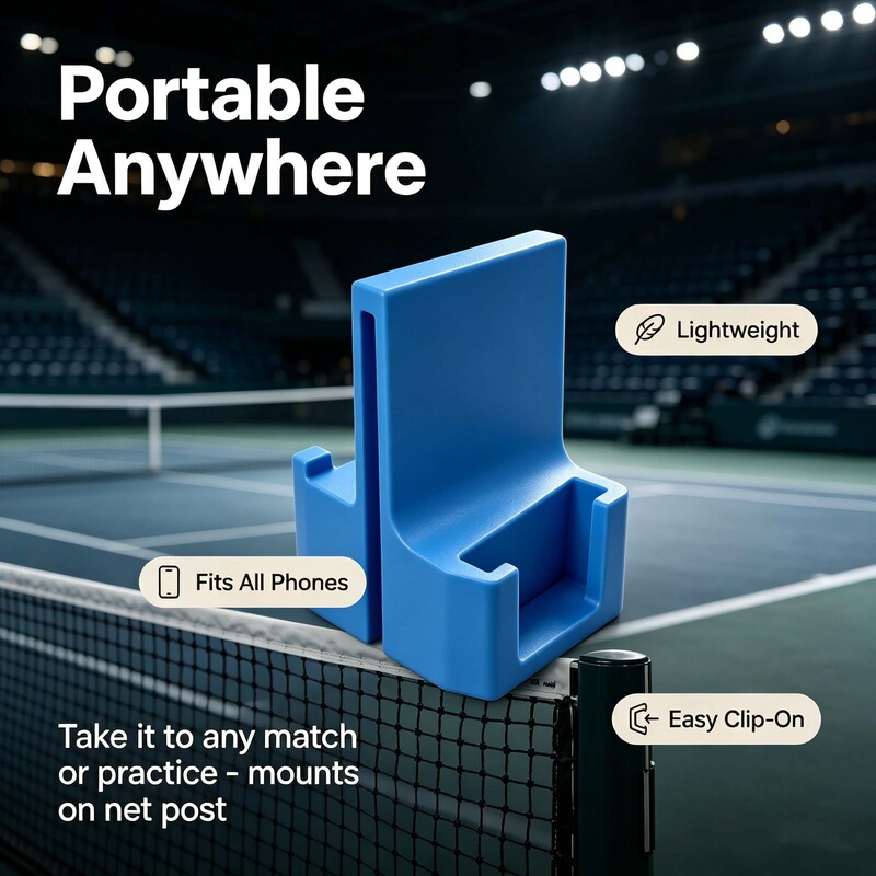 Cross-border Phone Holder Tennis Camera Mount Outdoor Tennis Phone Camera Mounting Tool