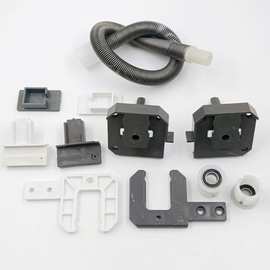 回卷纱窗配件隐形纱网门老式方形卷筒款卷轴弹簧转角拉手堵头连接