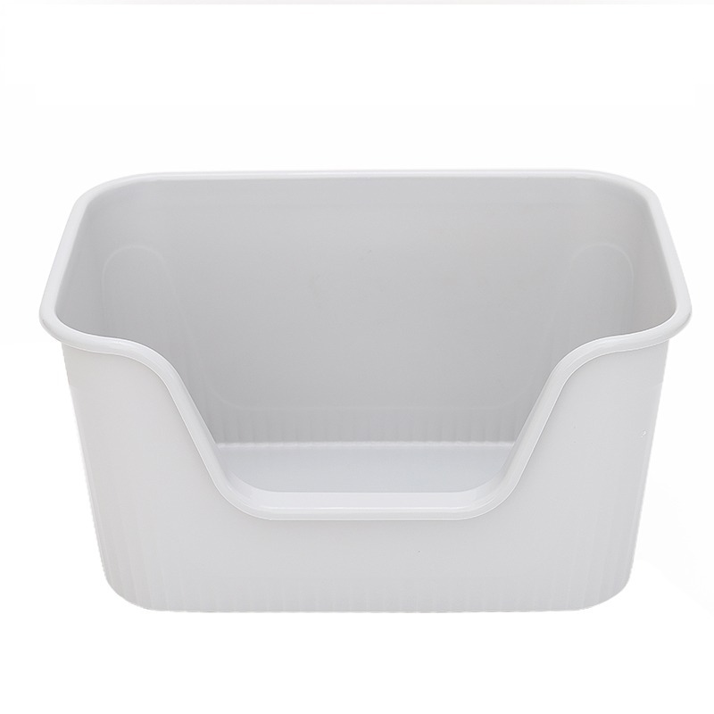 Caja de arena para gatos gigante inodoro de gran tamaño abierto anti-Arena gato grande extra grande caja de arena para gatos suministros de limpieza para mascotas